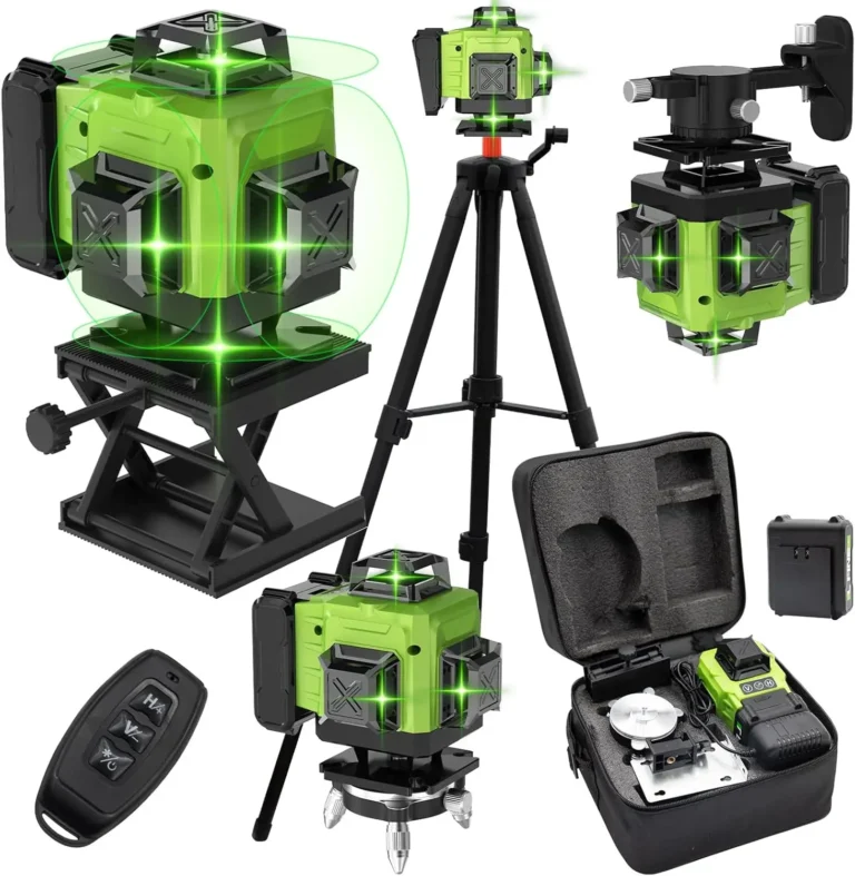 Nivel láser 4D de 16 líneas, línea verde, autonivelante, 360… — 27.99 EUR €
