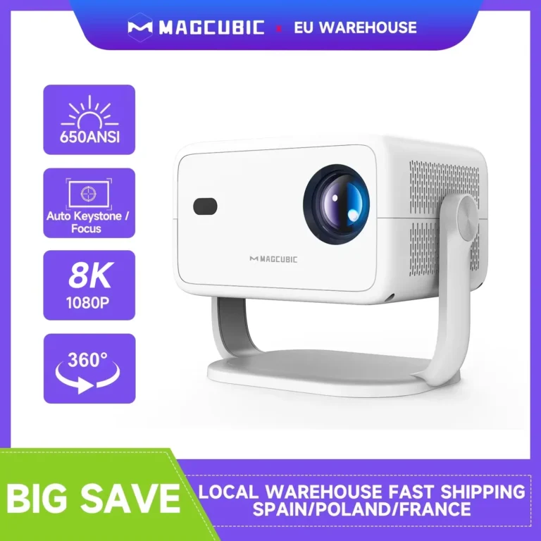 Proyector Magcubic Native 1080P 650ANSI 8K Android14 L018 con… — 76.71 EUR €