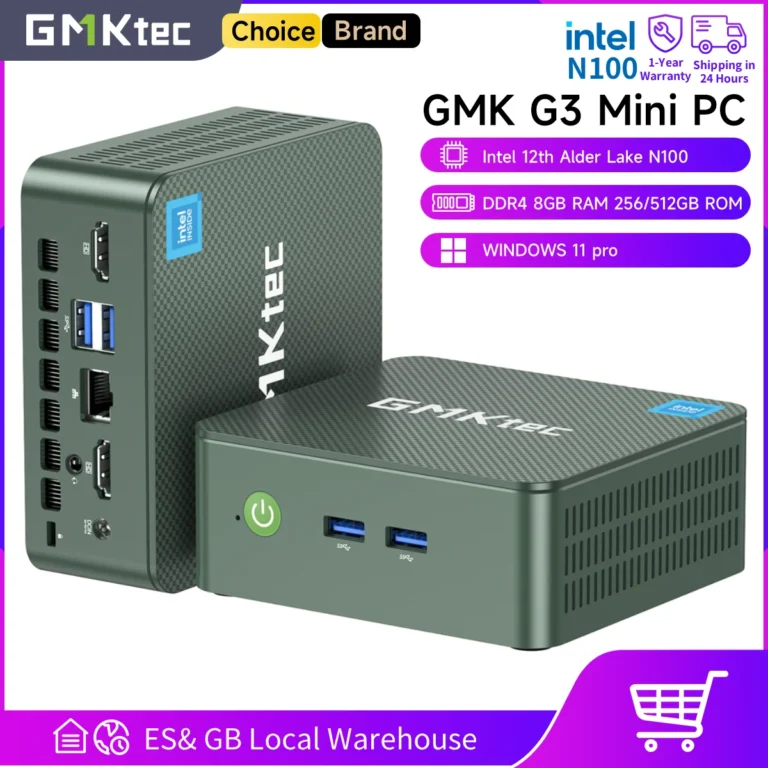 GMKtec G3 Mini PC Intel Alder Lake N100 Windows 11 Pro ordenador de… — 171.05 EUR €