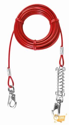 Trixie Cable plastificado con Muelle, 8 m, Rojo — 7,19 € -63%