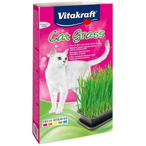 Vitakraft Cat Grass, Mezcla de Semillas de Hierba para Gatos, con… — 2,51 €