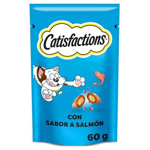 Mars Catisfactions Premios para Gatos, Sabor Salmón (Pack de 6 x 60g) — 10,21 €