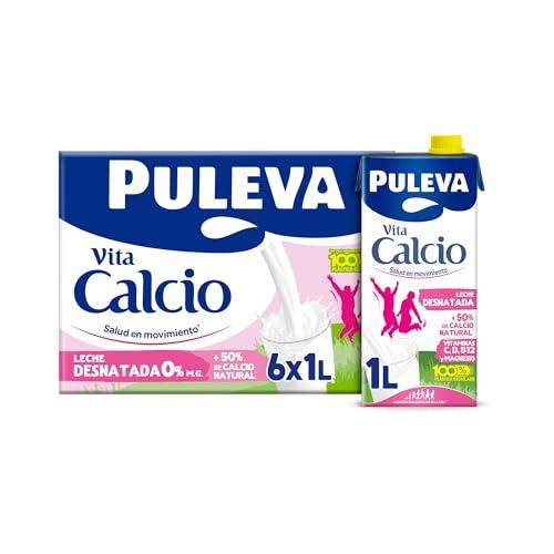 40% DESCUENTO Puleva Calcio Leche Desnatada Pack 6 x 1Lt — 5,70 € -40%