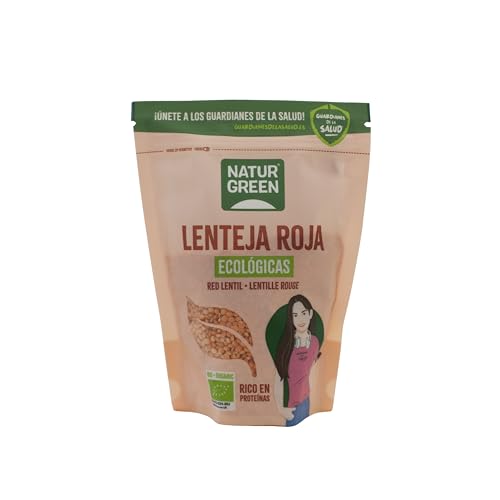 27% DESCUENTO NaturGreen Lentejas Rojas Bio, 500 g, Agricultura… — 1,89 € -27%
