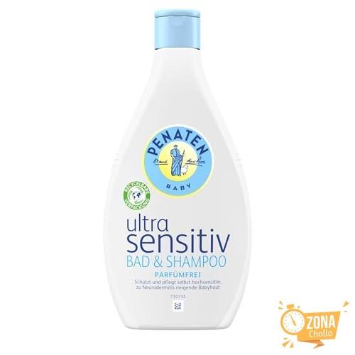 Penaten Ultra Sensitiv Bad & Shampoo Gel de baño suave sin perfume… — 3,96 € -45%