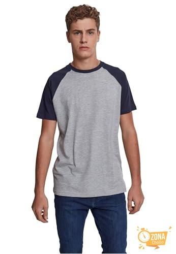URBAN CLASSICS Camiseta Básica Hombre de Manga a Corta, Cuello… — 7,49 € -49%