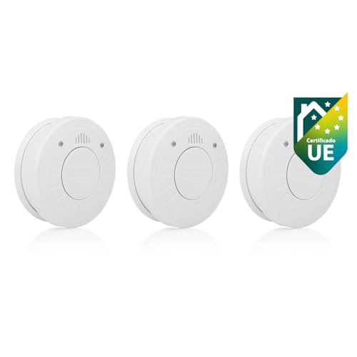 84% DESCUENTO Smartwares Juego de 3 detectores de Humo 85 DB Sensor… — 44,99 € -84%