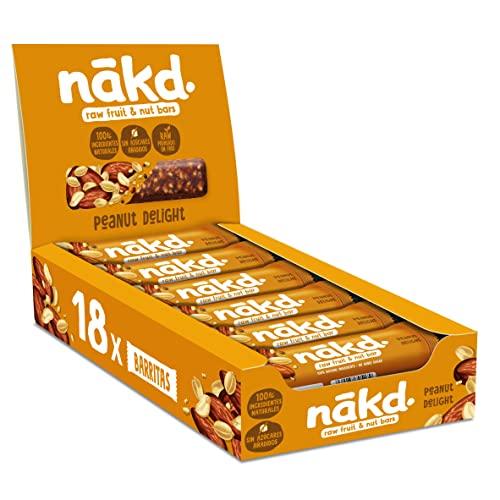 Nākd. Peanut Delight Barritas Raw de Fruta y Frutos Secos 100%… — 12,36 €