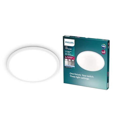 64% DESCUENTO Philips Plafón Philips Superslim, lámpara LED de techo… — 23,59 € -64%