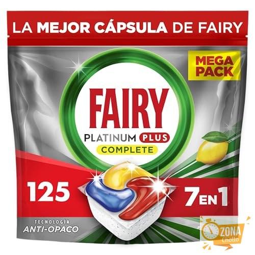 Fairy Platinum Plus Limón Cápsulas De Lavavajillas Todo En Uno, 125… — 21,99 € -37%