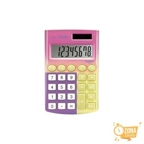 Milan® Caja calculadora Pocket 8 dígitos Sunset, Amarillo Rosa — 3,58 € -57%