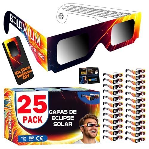 46% DESCUENTO Galaxium 25x Gafas Eclipse Solar Homologadas ISO 12312… — 15,95 € -46%