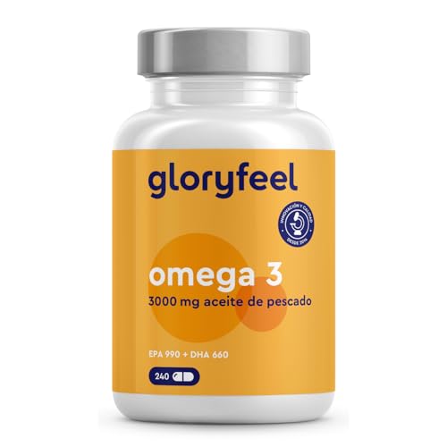 Omega 3 Cápsulas Alta Dosis 3000mg de Aceite de pescado (990mg EPA +… — 23,08 €