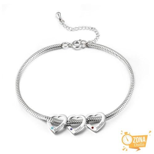 Grovjewfit Tobillera Pulsera Personalizada para Mujer con Nombre… — 19,99 €