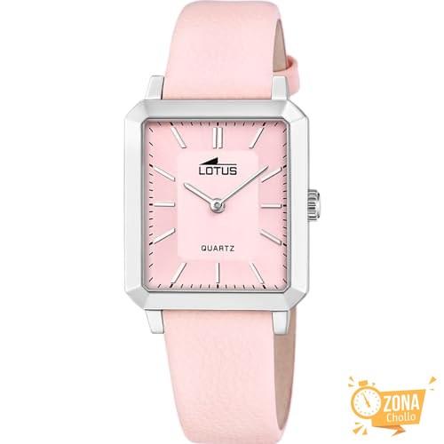 LOTUS Reloj Mujer Analógico de Cuero Rosa Movimiento de Cuarzo… — 42,36 € -52%