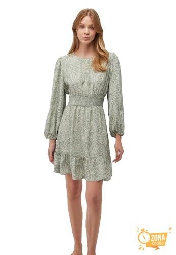 Mavi Mujer Short Dress Vestido, Lily Pad Leaf Print, L — 12,92 €