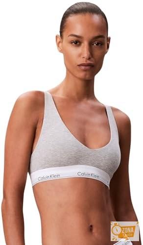 Calvin Klein Bralette Mujer Unlined Triangle Tirantes Ajustables… — 17,00 € -51%
