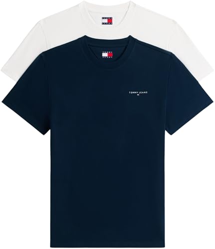 50% DESCUENTO Tommy Jeans Camiseta TJM Slim Linear SS para Hombre, 2… — 26,95 € -50%