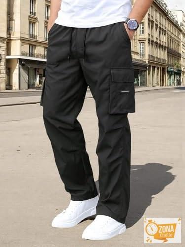 Pantalones cargo para hombre, para senderismo, entrenamiento al aire… — 1,36 €