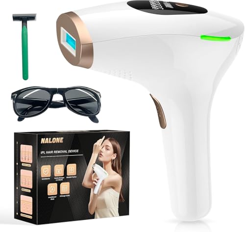 NALONE Depiladora Laser IPL 600 1200NM Depiladora Luz Pulsada con 5… — 42,86 €