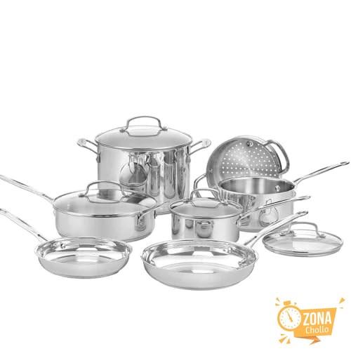 Cuisinart® Chef’s Classic™ batería de cocina 11 piezas | Inducción |… — 119,90 € -52%