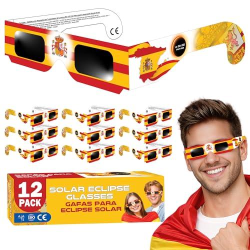 71% DESCUENTO Galaxium [Pack de 12 Gafas para Eclipse Solar con… — 5,65 € -71%