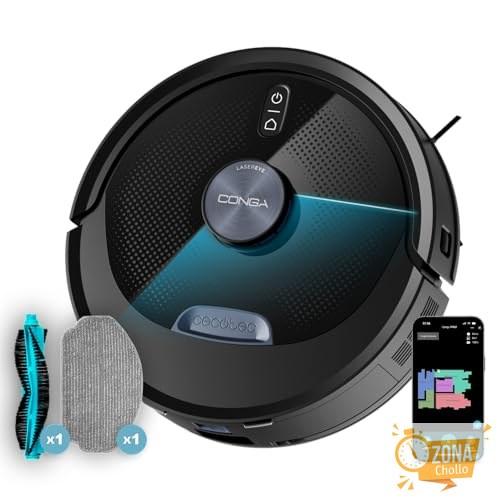 Cecotec Robot Aspirador y Friegasuelos Conga M60 Dark. Navegación… — 109,00 € -67%