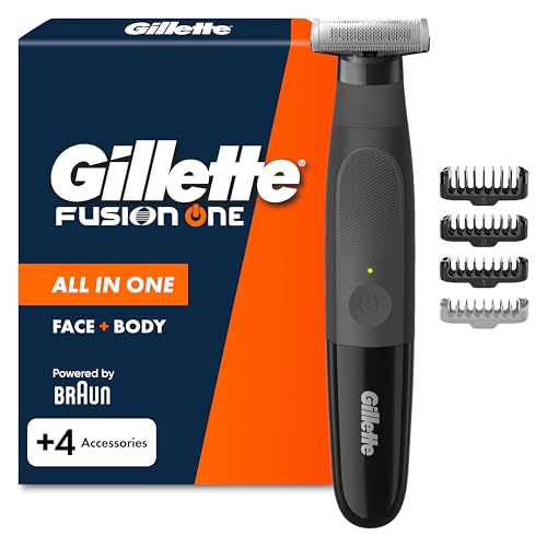 37% DESCUENTO Gillette Fusion One Recortadora de Barba Y Afeitadora… — 24,99 € -37%