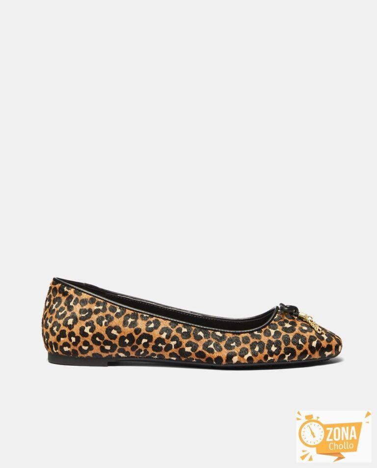 Bailarinas Nori de mujer en piel con estampado animal print y… — 35,00€ € -80%
