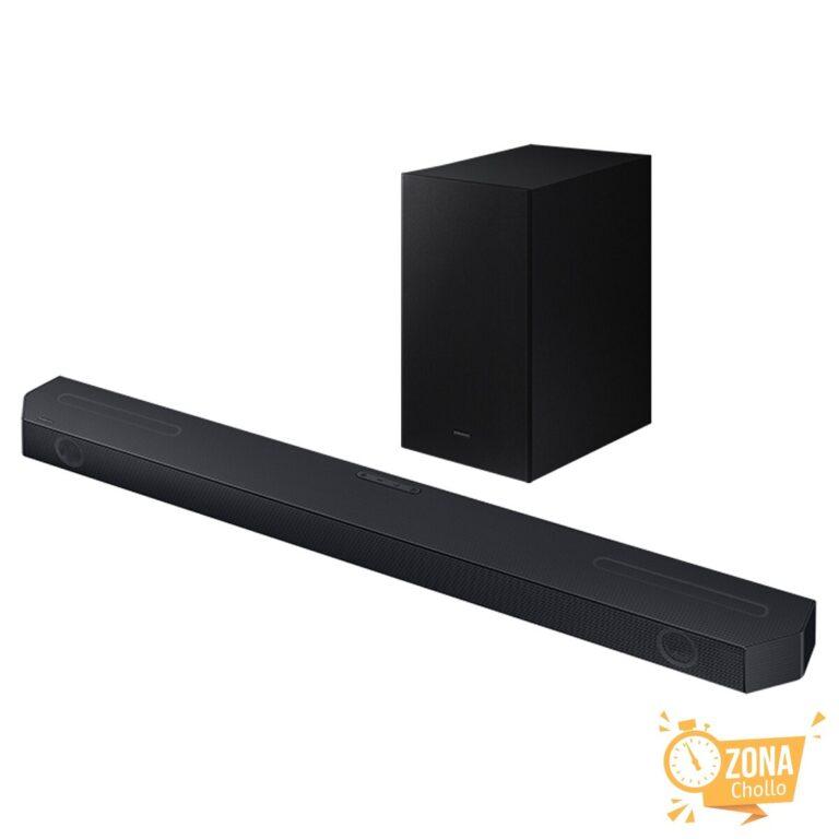 Barra de sonido Samsung 2023 HW-Q600C con Dolby Atmos y DTS: X… — 89 € -61%