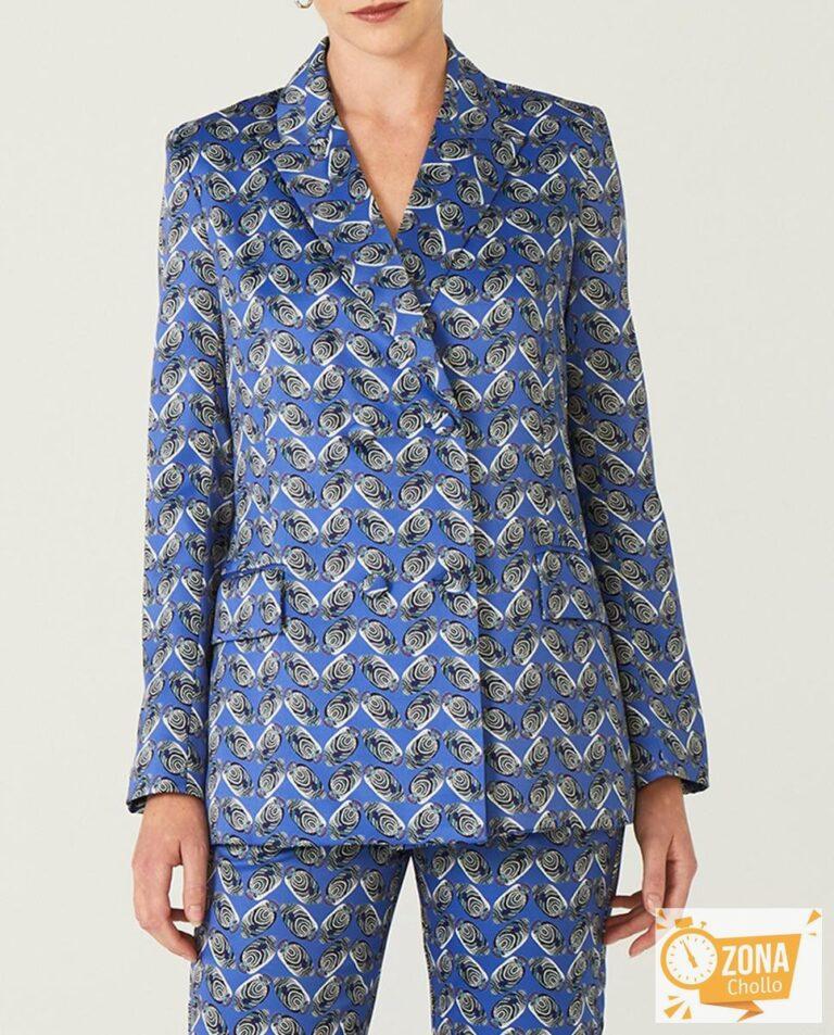 Blazer de mujer fluida estampado personalizado — 55,00€ € -80%
