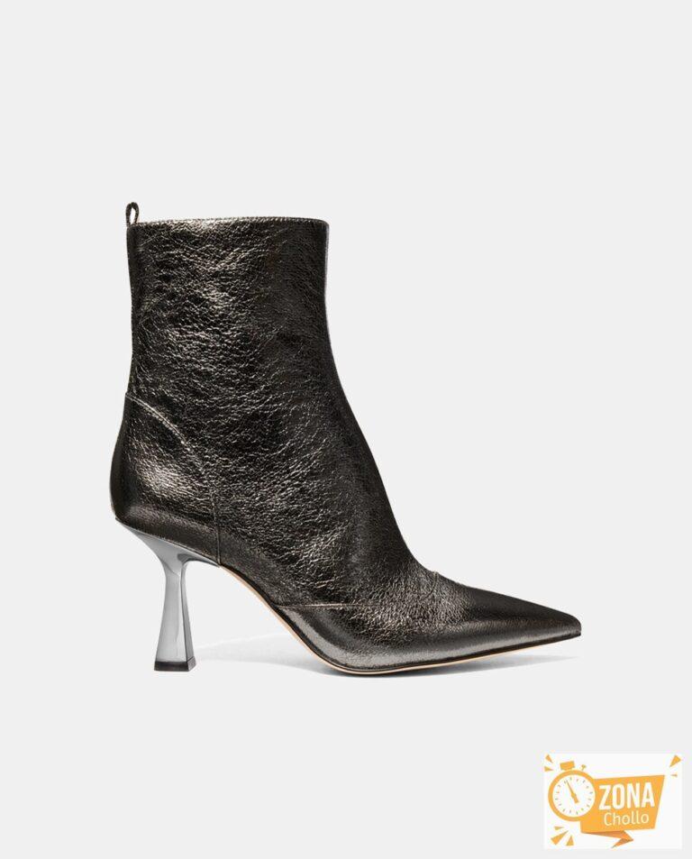Botines Clara Mid de mujer lisos con tacón embudo — 50,00€ € -80%