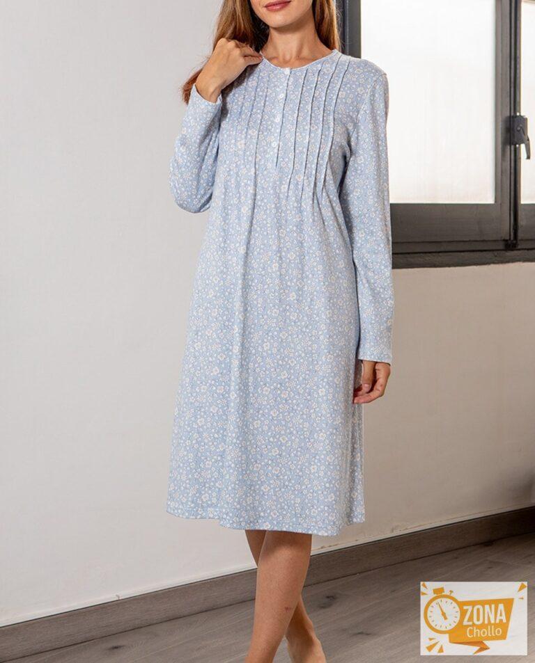 Camisón de mujer algodón invernal — 17,00€ € -81%
