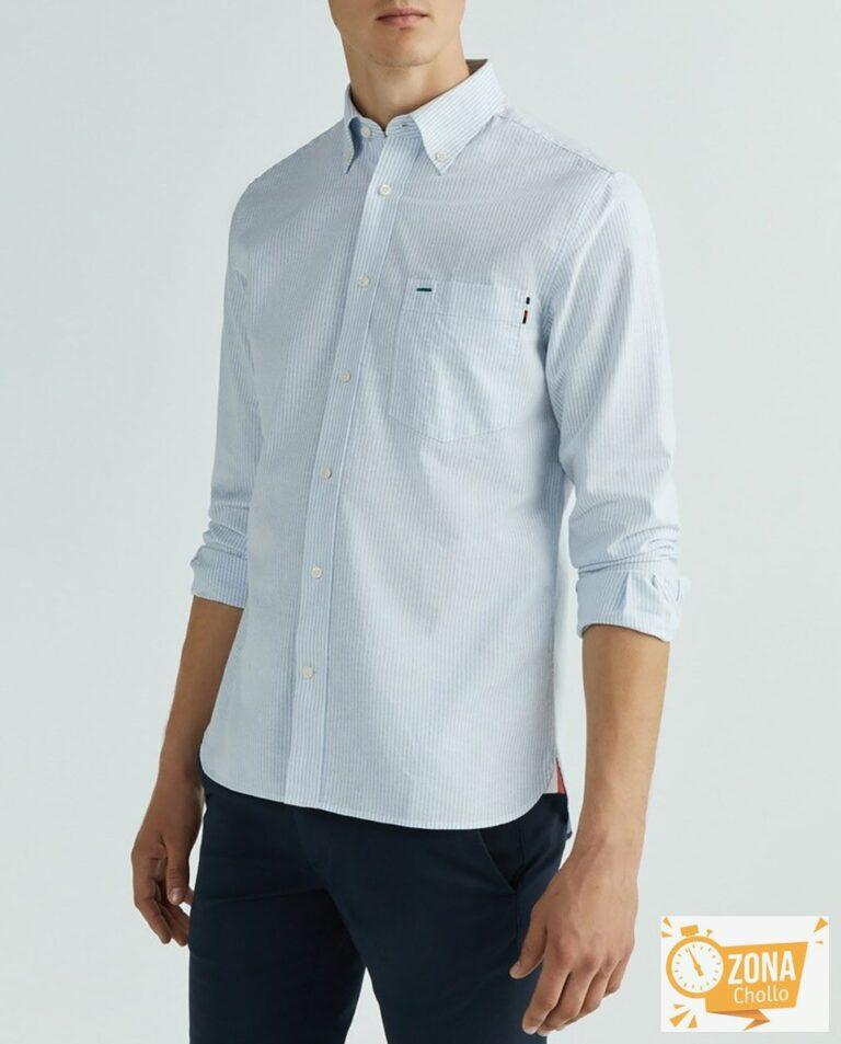 Camisa de hombre regular fit de manga larga — 19,00€ € -81%