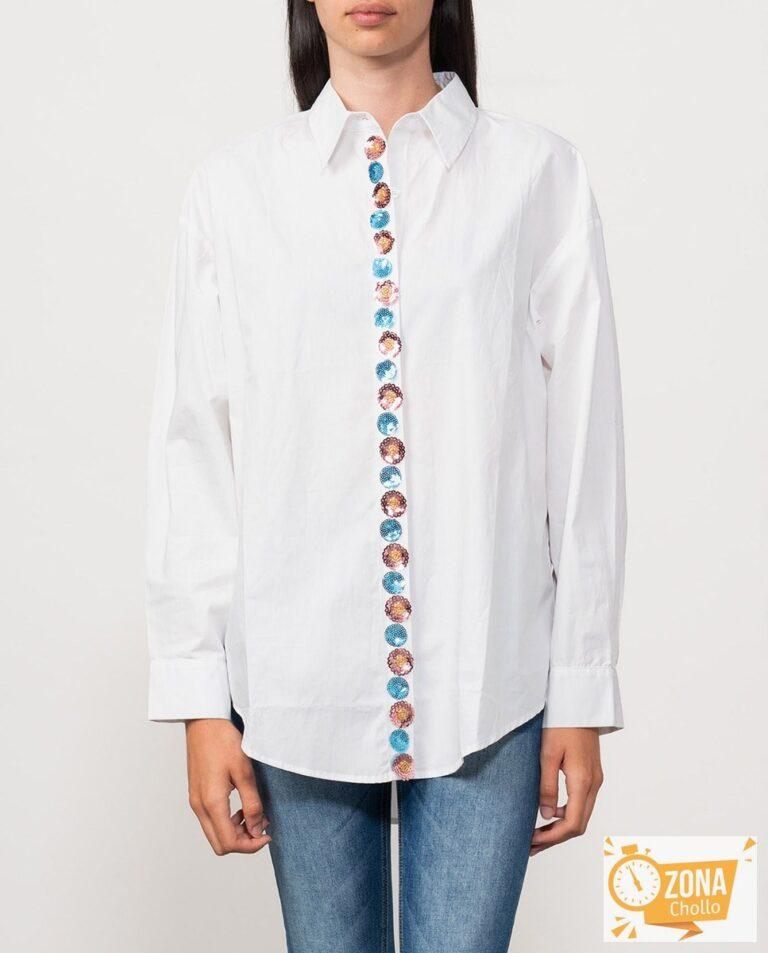 Camisa lentejuelas sopata de mujer — 22,00€ € -80%