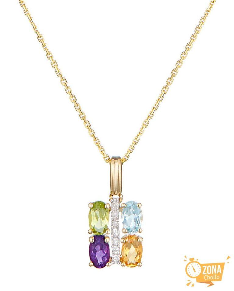 Colgante «Cayuga» D0,04/7 Citrine 0,22/1 Améthyste 0,26/1 Topaze… — 169,00€ € -81%