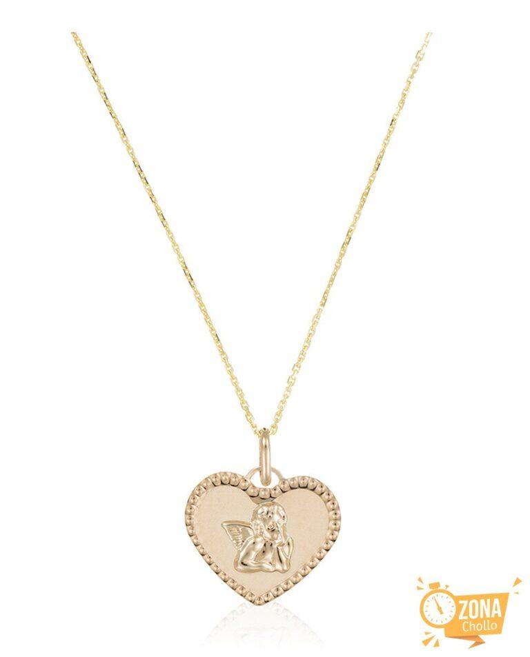 Colgante Ange amoureux oro amarillo 375/1000 — 89,95€ € -86%