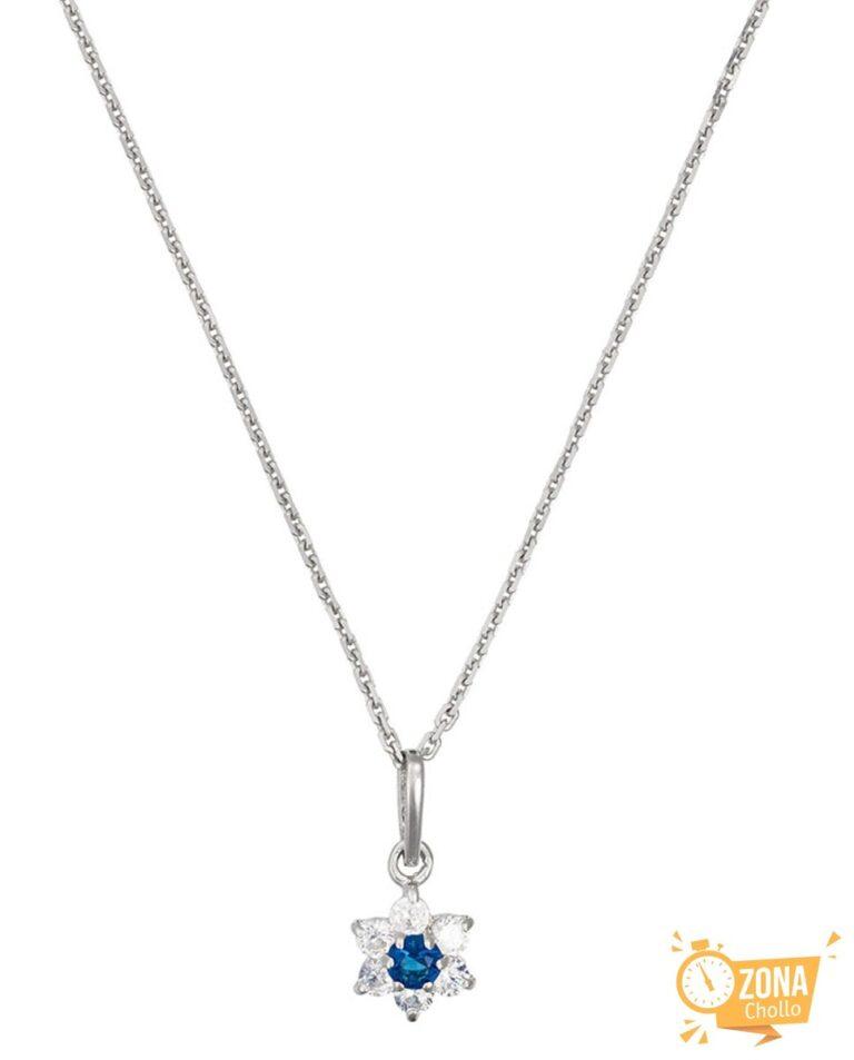 Colgante «le messager bleu» oro blanco — 34,95€ € -84%