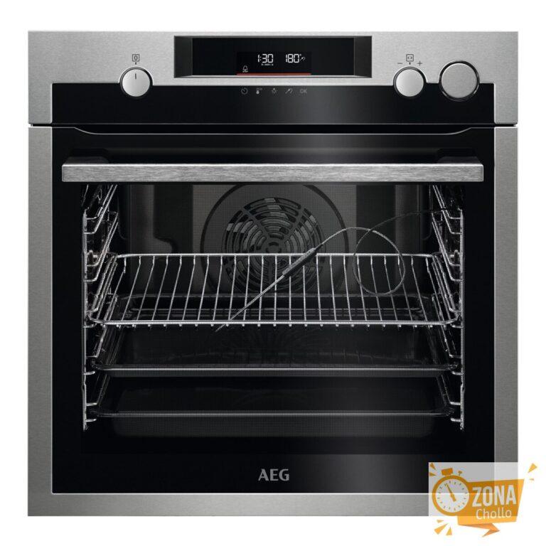 Horno multifunción AEG pirolitico, Función vapor – BPE577161M… — 322,15 € -64%