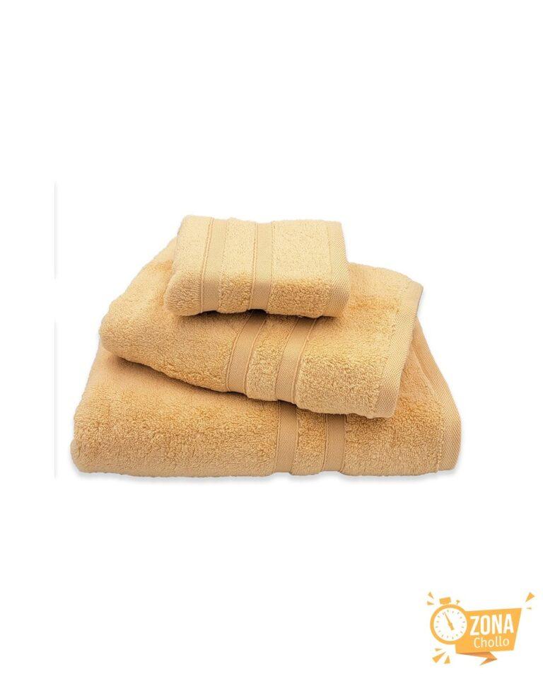 Juego toalla lisa 500 grs mostaza — 15,95€ € -80%