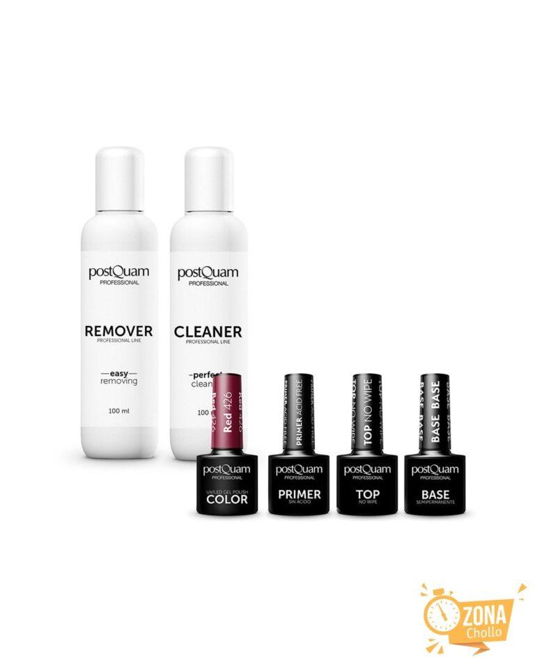 Kit manicura semipermante color rojo — 24,95€ € -80%