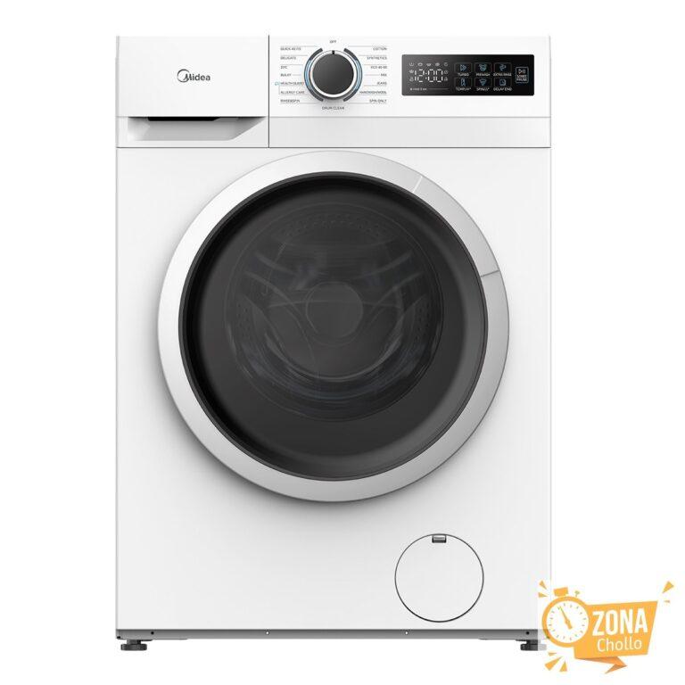Lavadora Midea 8 Kg/1.400 rpm Power Mix – MF110W80BA10/W-ES… — 203,15 € -60%