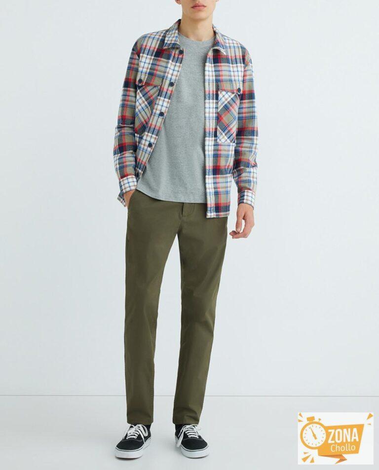 Pantalón básico de hombre chino slim fit — 13,00€ € -81%