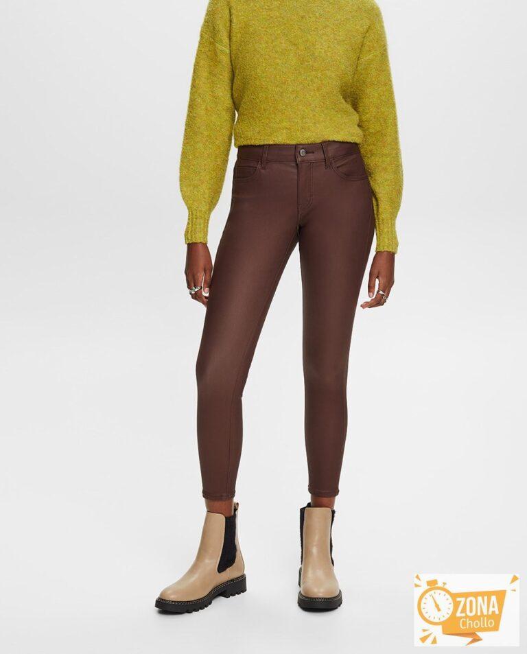 Pantalón de mujer encerado skinny — 13,00€ € -81%