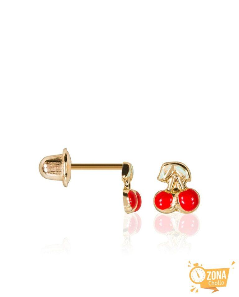 Pendientes niño Cerisette oro amarillo — 24,95€ € -89%