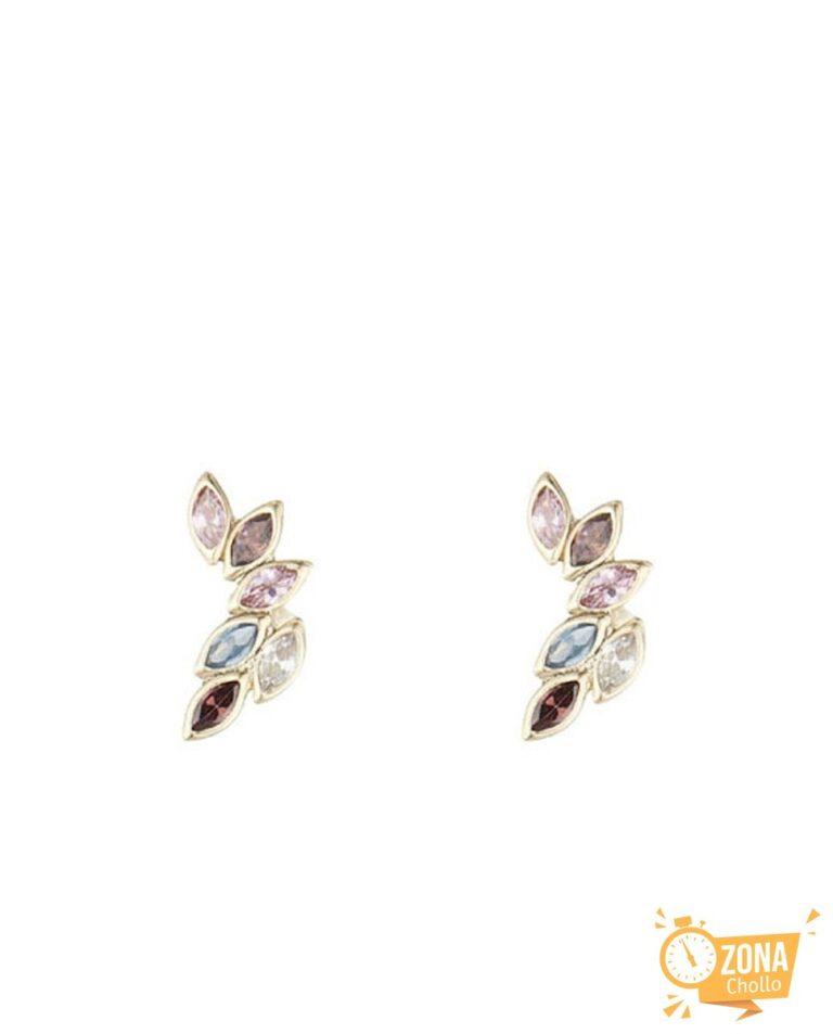 Pendientes «Feuilles rosées — 99,00€ € -85%