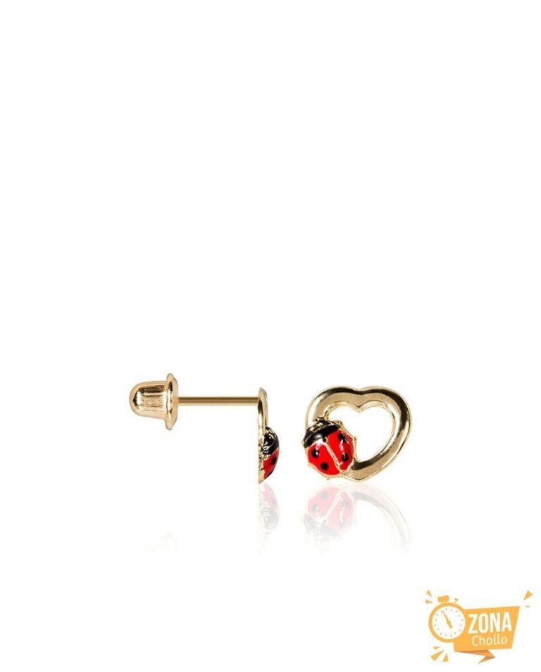 Pendientes niño Coccinelle Amoureuse oro — 44,95€ € -81%