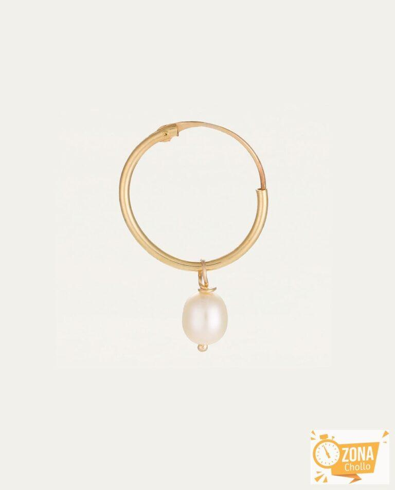 Pendiente » Gama Perle» Oro amarillo — 79,95€ € -81%