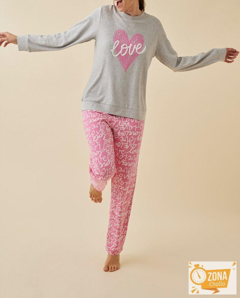 Pijama mujer gris vigoré — 17,00€ € -81%