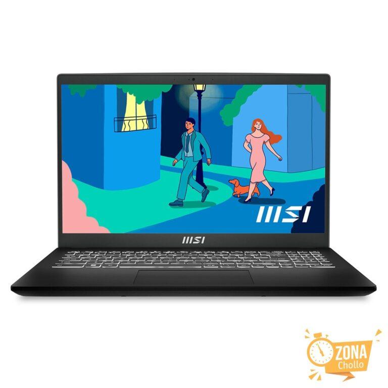 Portátil MSI Modern 15 B7M-066ES, Ryzen 7-7730U, 16GB, 512GB SSD… — 296,65 € -70%